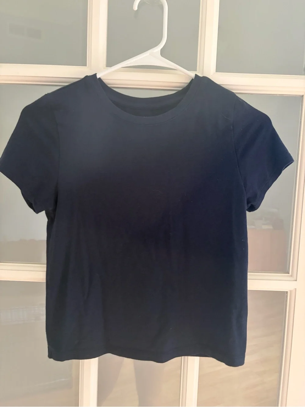 Old Navy Navy Short Sleeve Crewneck Tee - Kids